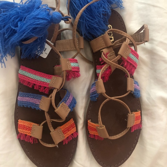 Brash Women's Rio Leg Wrap Flat Sandal - Brand New - Picture 4 of 7